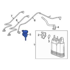 4891739ab Jeep Oe For Grand Cherokee 2011-2013 Vapor Canister Purge Solenoid