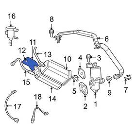 52059786ab Jeep Oe For Wrangler 2007-2011 Vapor Canister Bracket