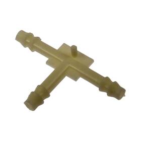 Alx-pau-rb-493-007-cla1 Karparts360 Hard Vacuum Tubing Tee Plastic White T-shape Connector 0.10 Inch Outer Diameter
