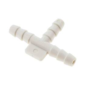 Alx-pau-rb-493-009-cla1 Karparts360 Hard Vacuum Tubing Tee Plastic White T-shape Connector 0.15 Inch Outer Diameter