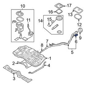314533 Kia Oe For Sportage 2005 Vapor Canister Filter