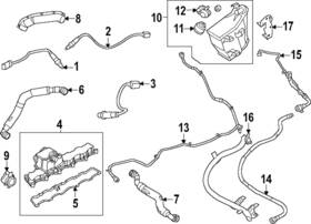 Lr186795 Land-rover Genuine Engine Crankcase Vent Valve Lr186795 Land-rover Genuine Engine Crankcase Vent Valve
