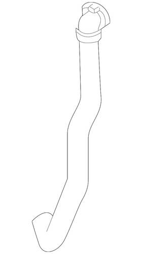 Wah000030 Land-rover Genuine Inlet Hose Wah000030 Land-rover Genuine Inlet Hose