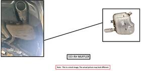 1743031a81 Lexus Exhaust Muffler Only Oem 2007 Is250