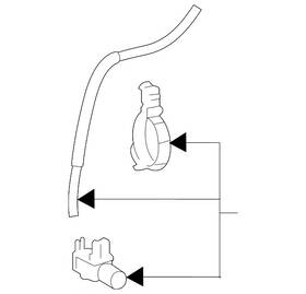 25860-0p070 Lexus Genuine Emission Check Valve