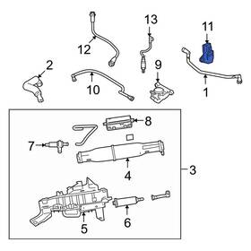 5l3z9d289a Lincoln Oe For Navigator 07-08 Evaporative Emissions System Lines