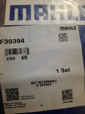 F39394 Mahle Egr Gasket