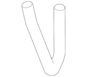 L334-13-680 Mazda Genuine Engine Coolant Hose