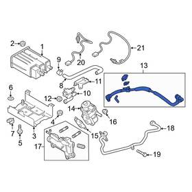 Dr6142580c Mazda Oe For 2 2011-2014 Evaporative Emissions System Lines