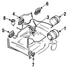 Mb672363 Mitsubishi Genuine Diamante Solenoid
