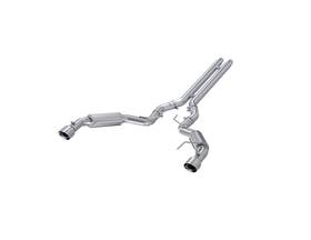 S7278al Mbrp Exhaust For 15-17 Ford Mustang Gt 5.0 3in Cat Back Dual Split Rear Race Version