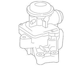 003-140-00-60 Mercedes-benz Genuine Exhaust Gas Combination Valve