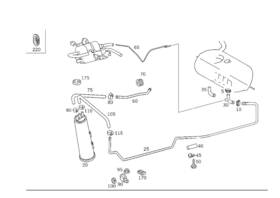 119-094-26-82 Mercedes-benz Genuine Hose