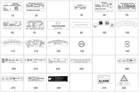 177-584-48-06 Mercedes-benz Genuine Information Label 177-584-48-06 Mercedes-benz Genuine Information Label