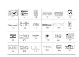 197-584-21-07 Mercedes-benz Genuine Info Label Tire Press