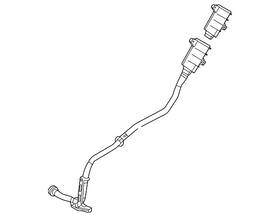 247-470-05-00-64 Mercedes-benz Genuine Vent Hose