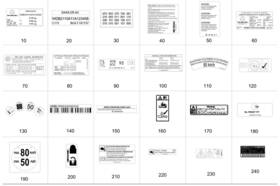 463-584-57-05 Mercedes-benz Genuine Information Label
