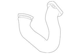 642-140-34-08-64 Mercedes-benz Genuine Exhaust Gas Re-circulator Pipe