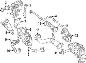 654-141-02-04 Mercedes-benz Genuine Vent Hose 654-141-02-04 Mercedes-benz Genuine Vent Hose