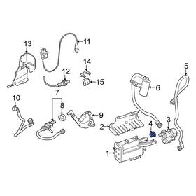 16131183912 Mini Oe For Cooper 07-15 Evaporative Emissions System Leak Detection Pump Grommet
