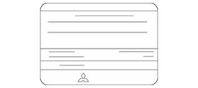 7430c705 Mitsubishi Genuine Emission Label