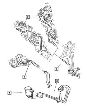 04591184ab Mopar Genuine Vapor Harness 4591184ab