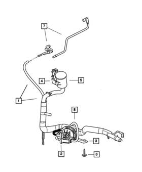 04612812ag Mopar Genuine Leak Detection Pump To Canister Harness 4612812ag 04612812ag Mopar Genuine Leak Detection Pump To Canister Harness 4612812ag