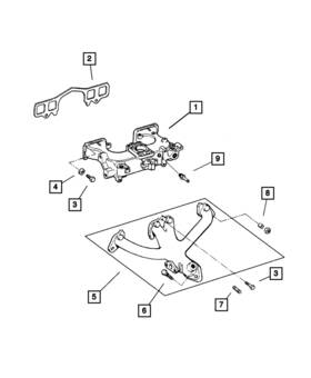 04854194 Mopar Genuine Vacuum - Connector 4854194