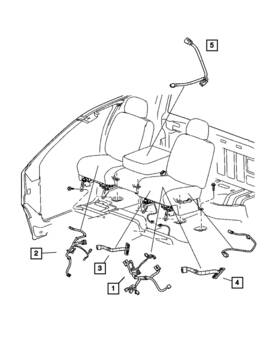 05127776aa Mopar Genuine Jumper Wiring 5127776aa