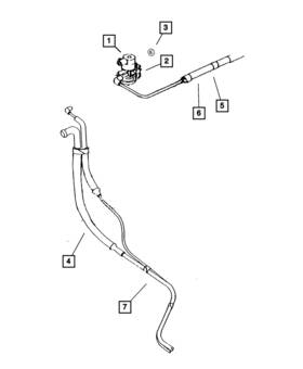 05166499aa Mopar Genuine Emissions Hose Package 05166499aa Mopar Genuine Emissions Hose Package