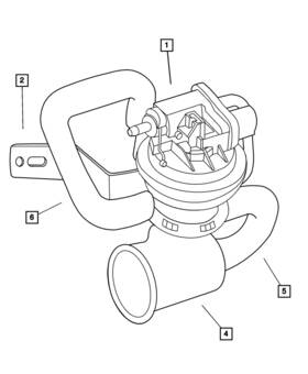 05264878aa Mopar Genuine Leak Detection Pump Bracket 5264878aa