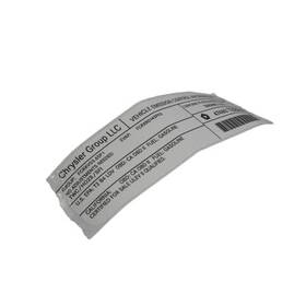 47480128aa Mopar Emission Label
