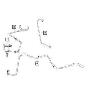 5030712ac Mopar Genuine Engine To Purge Solenoid Harness 5030712ac Mopar Genuine Engine To Purge Solenoid Harness