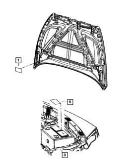 68000787ac Mopar Genuine Emission Label