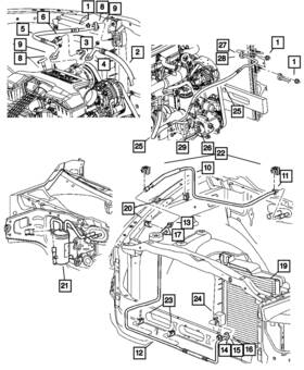 68028774aa Mopar Genuine A/c Suction And Discharge Line 68028774aa Mopar Genuine A/c Suction And Discharge Line