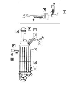 68031471aa Mopar Genuine Vapor Canister Hose