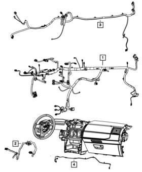 Mopar 68067998ab Genuine Jumper Wiring