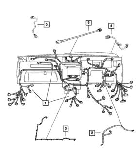68084821ab Mopar Genuine Jumper Wiring