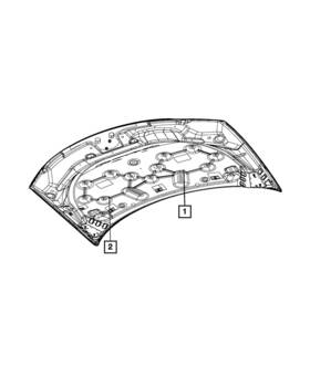 68085124aa Mopar Genuine Vehicle Emission Control In - Label