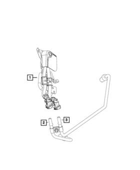 68155263aa Mopar 68155263ac Genuine Differential Pressure - Sensor