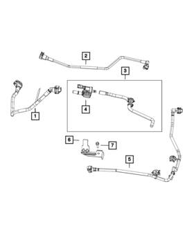 68190833ab Mopar Genuine Vapor Purge Harness