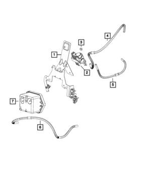 68191703aa Mopar Genuine Vacuum Hose