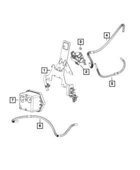 68191704ab Mopar Genuine Vacuum - Hose