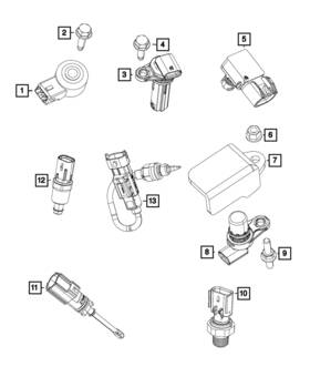 68194618aa Mopar Genuine Sensor Shield 68194618aa Mopar Genuine Sensor Shield