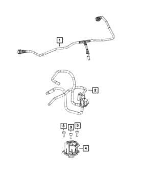 68201171aa Mopar Genuine Waste Gate Harness