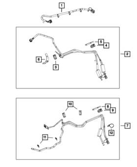 68267360ac Mopar Genuine Fuel Line Bundle