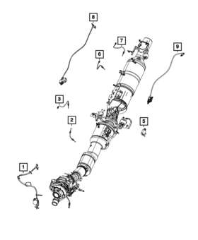 68306261ab Mopar Genuine Exhaust Temperature Sensor