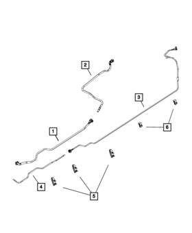 68307822ab Mopar Genuine Vapor Tube 68307822ab Mopar Genuine Vapor Tube