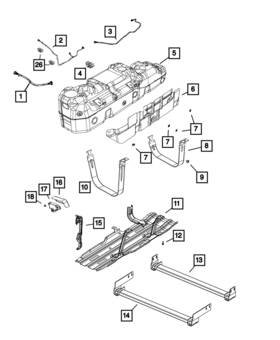 68312139ab Mopar Genuine Vent Hose