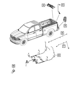 68358398ab Mopar Genuine Jumper Wiring Rear